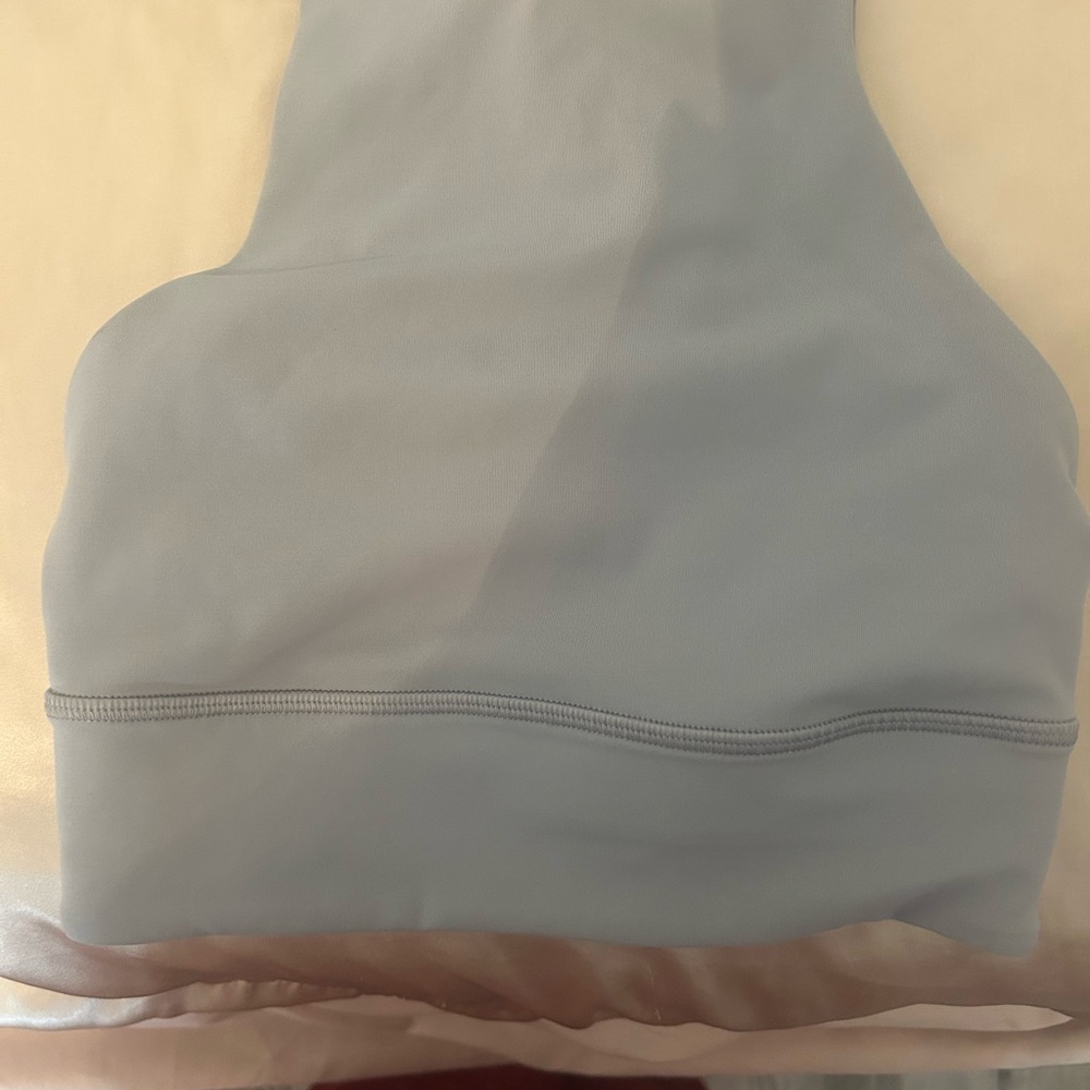 Lululemon grey/blue sports bra size 0